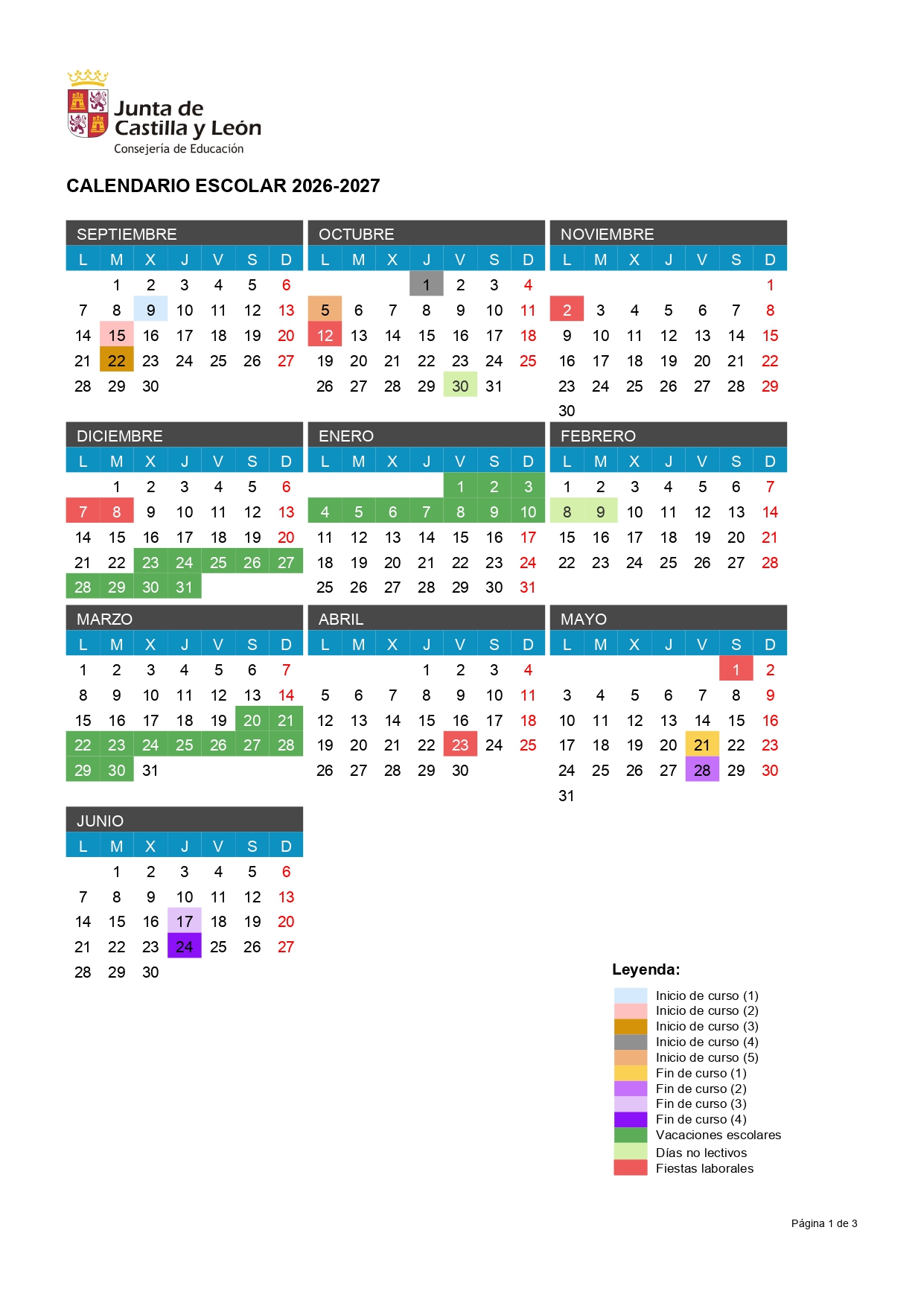 Calendario escolar1